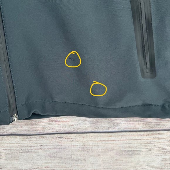 Troy Lee Designs Water Resistant Full Zip Hooded Jacket Men's Size 2XL Gray - Picture 10 of 16